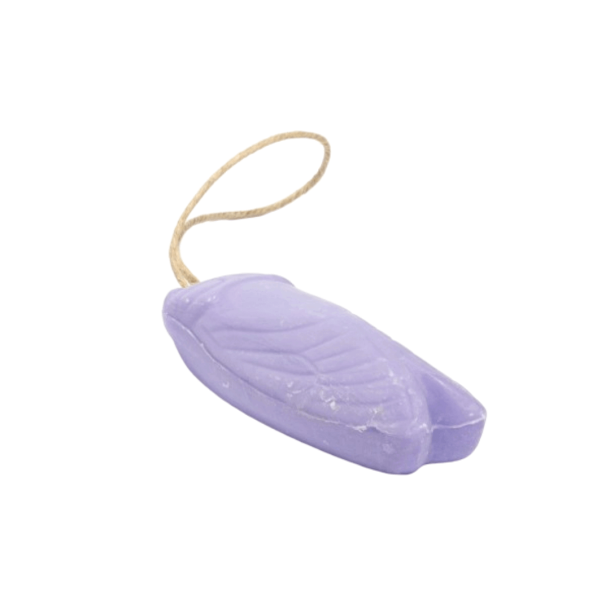 Savon Cigale cordé - Fransk Sæbe på snor - Lavendel 125g