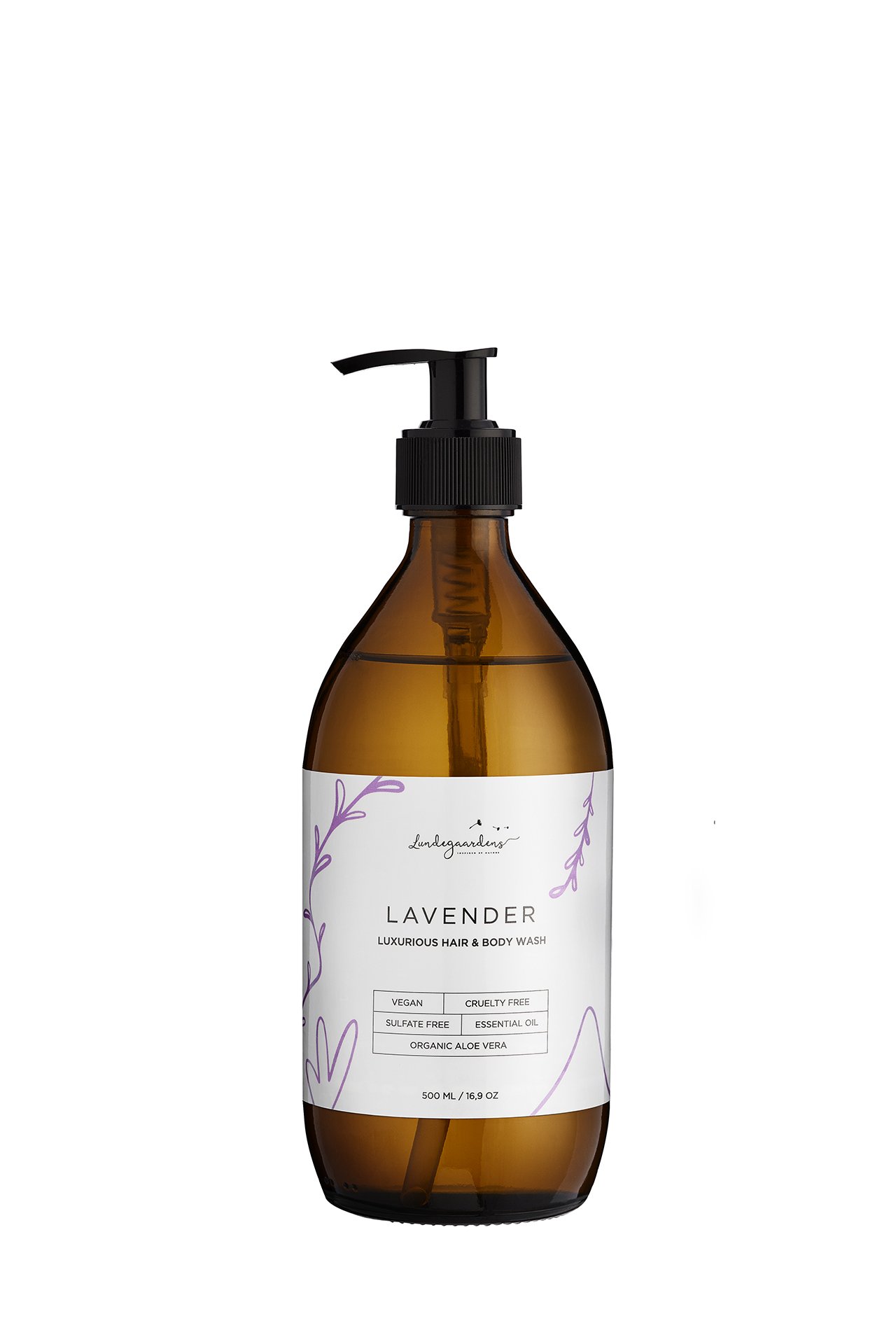 HAIR &amp; BODY WASH - LAVENDER - 500 ML