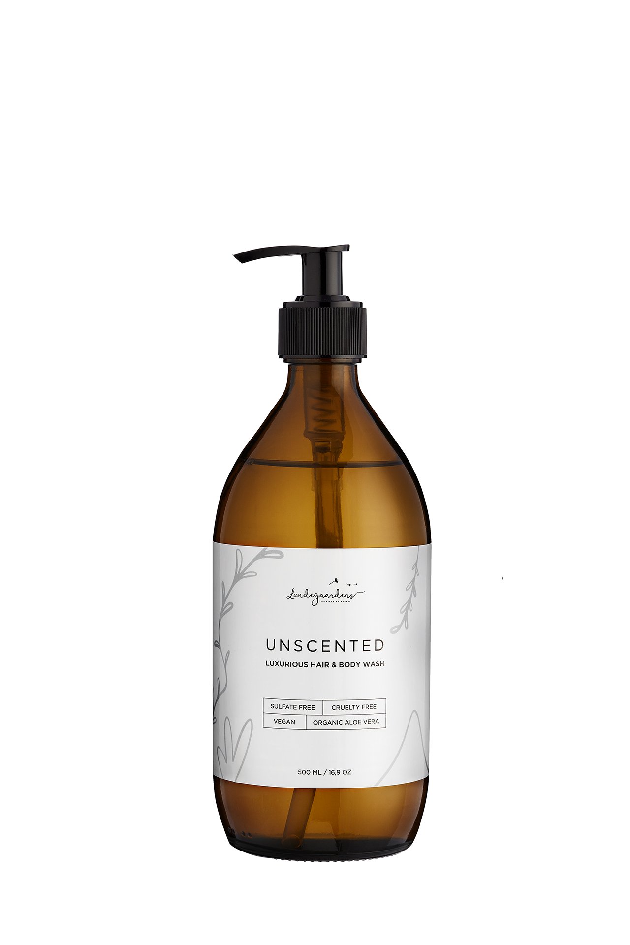 HAIR &amp; BODY WASH - UNSCENTED - 500 ML