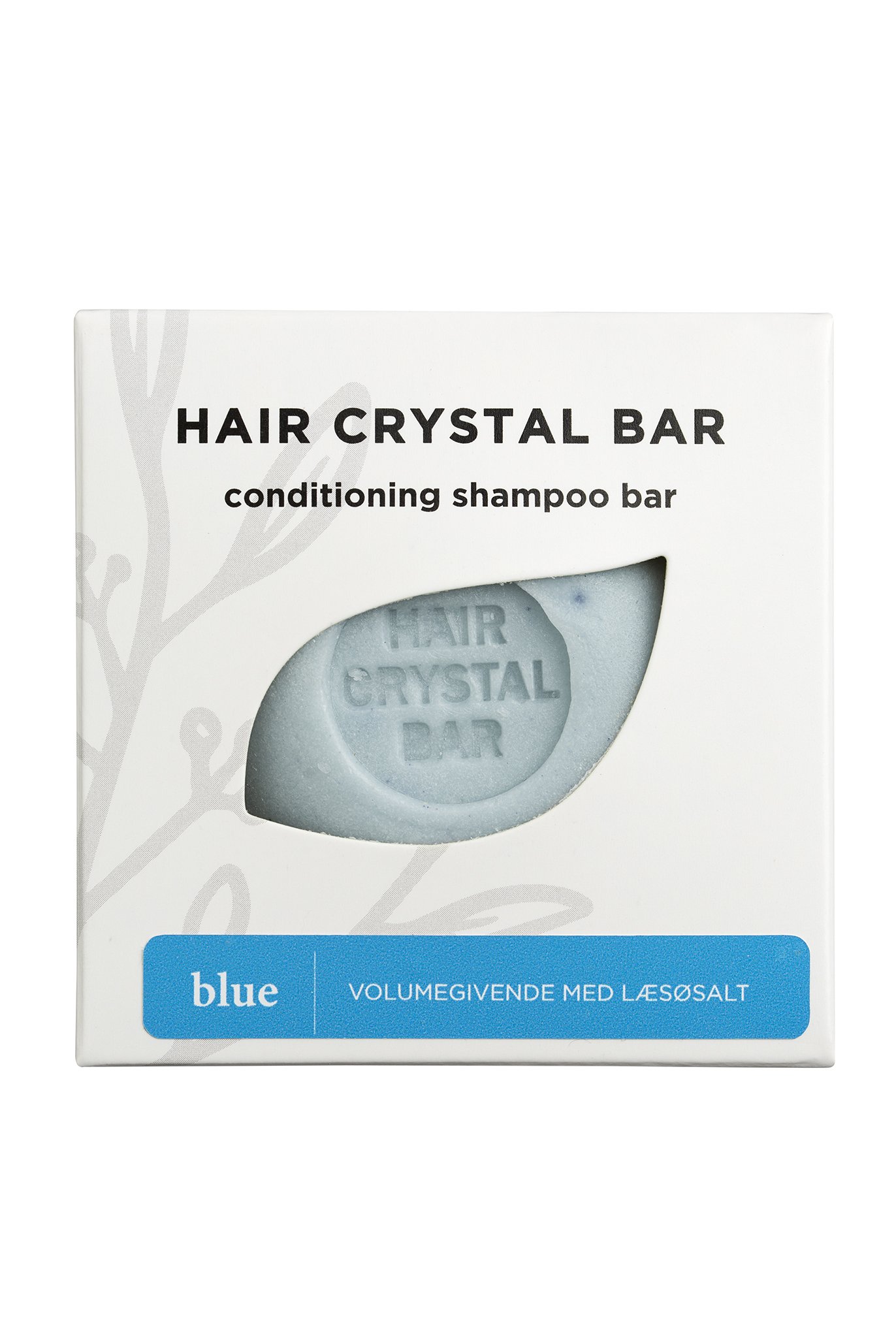Shampoo bar - BLUE - med Læsø Salt - Giver Volume og Glans - unisex duft - BAR - Lundegaardens-hudpleje.dk